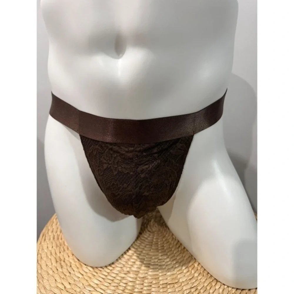 Cosabella Lace Jock Strap Men Never Say Never uno Luxury Underwear L